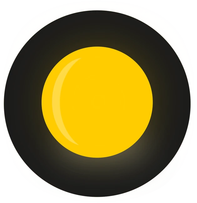 a black and yellow circle with a yellow center, a screenshot, by Josef Jackerson, !!! very coherent!!! vector art, a car, dish, jamaica