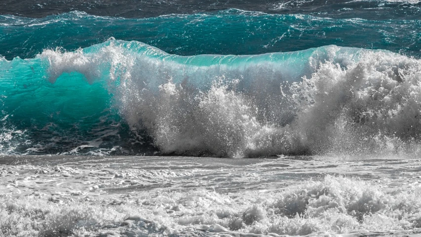 a man riding a wave on top of a surfboard, pexels, fine art, glistening seafoam, blue crashing waves, ( ( ( ( kauai ) ) ) ), washed up