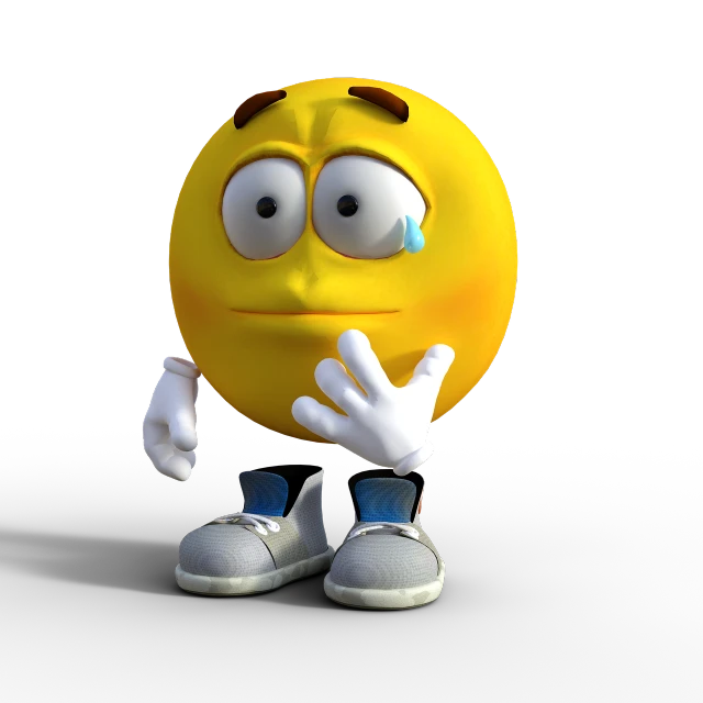 a yellow emo emo emo emo emo emo emo emo emo emo emo emo emo, a picture, inspired by Heinz Anger, cute 3 d render, facepalm, crying one single tear, sports mascot