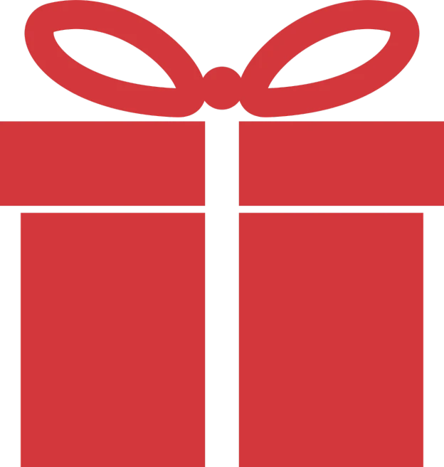 a red gift box with a bow on top, pixabay contest winner, black and red scheme, 1128x191 resolution, reduced minimal illustration, kid a