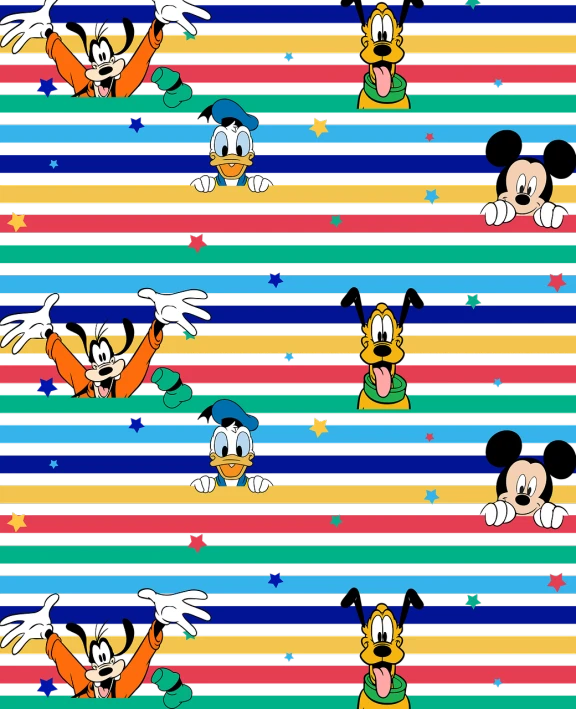 mickey mouse and pluto pluto pluto pluto pluto pluto pluto pluto pluto pluto pluto pluto pluto pluto pluto, op art, art deco stripe pattern, patchwork-streak style, obi strip, anime style”