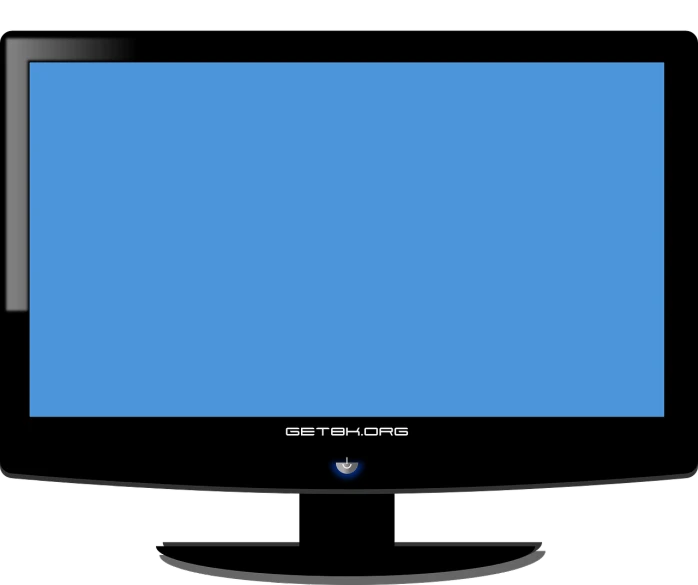 a flat screen television with a blue screen, a screenshot, inspired by Anato Finnstark, minimalism, hd phone wallpaper, gm screen, loading screen, flat colour