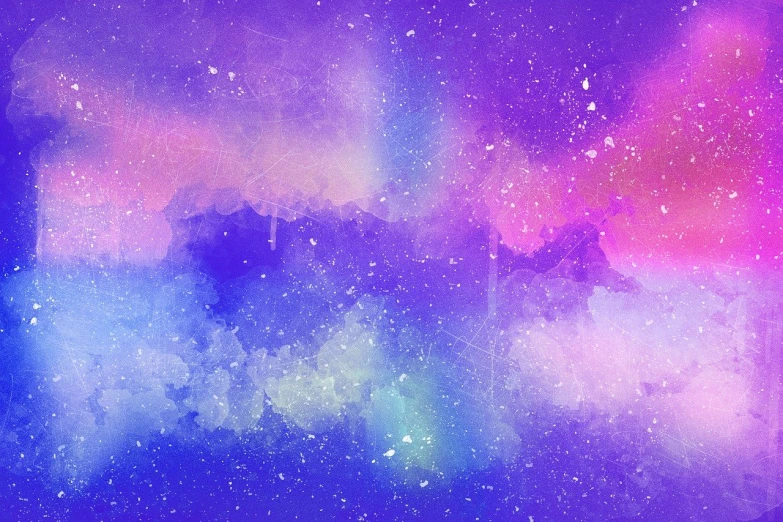 a purple and blue sky filled with lots of stars, a watercolor painting, inspired by Yanjun Cheng, shutterstock, cold pure color background, serene post-nuclear background, background bar, background image