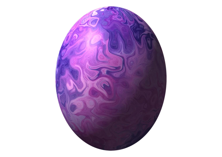 a purple marbled egg on a black background, digital art, planet earth background, game texture, bubblegum, neptune
