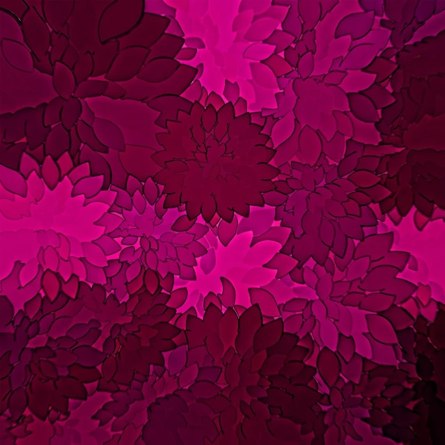 a close up of a bunch of leaves, a digital painting, inspired by Victor Moscoso, generative art, dahlias, 4 k hd wallpaper illustration, modern very sharp photo, brown and magenta color scheme