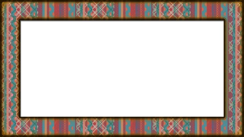 a picture of a picture of a picture of a picture of a picture of a picture of a picture of a picture of a picture of a, a digital rendering, inspired by Shūbun Tenshō, flickr, art deco, border pattern, solid black background, new mexican desert background, multicolored