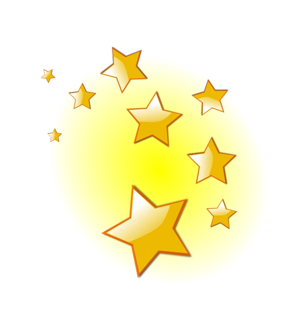 a yellow circle with stars on it, an illustration of, inspired by Masamitsu Ōta, pop art, star(sky) starry_sky, side view, version 3, jury