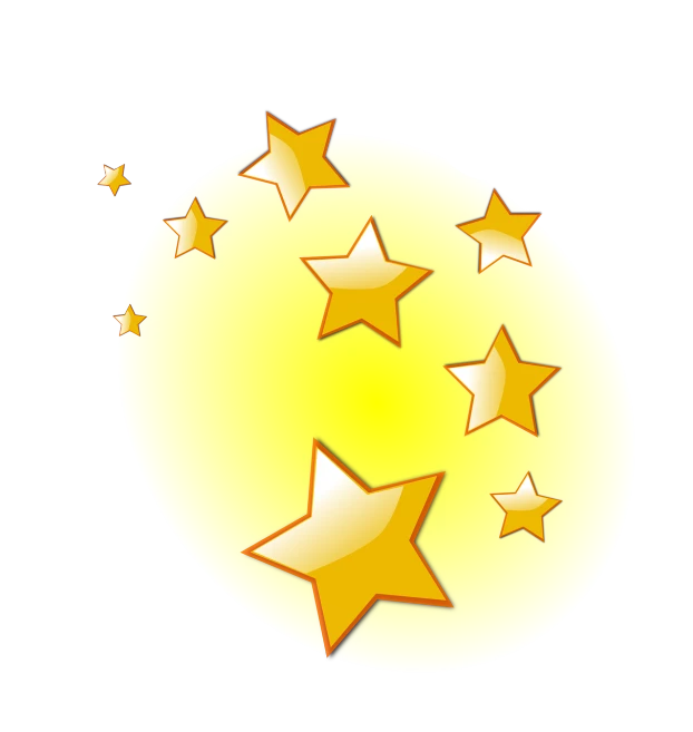 a yellow circle with stars on it, an illustration of, inspired by Masamitsu Ōta, pop art, star(sky) starry_sky, side view, version 3, jury