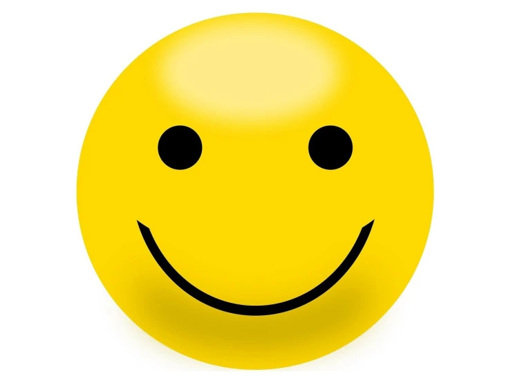 a yellow smiley face on a white background, detailed realistic smiling faces, !!!!!!!!!!!!!!!!!!!!!!!!!