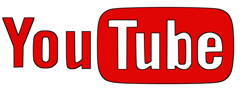 a red youtube logo on a black background, by Thomas Tudor, pixabay, vector, taken in the late 2000s, dj, trump