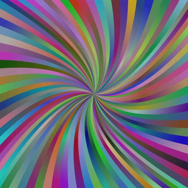 a multicolored background with a spiral design, a digital rendering, inspired by Bridget Riley, abstract illusionism, twisted rays, multicolor, various backgrounds, neon color bleed
