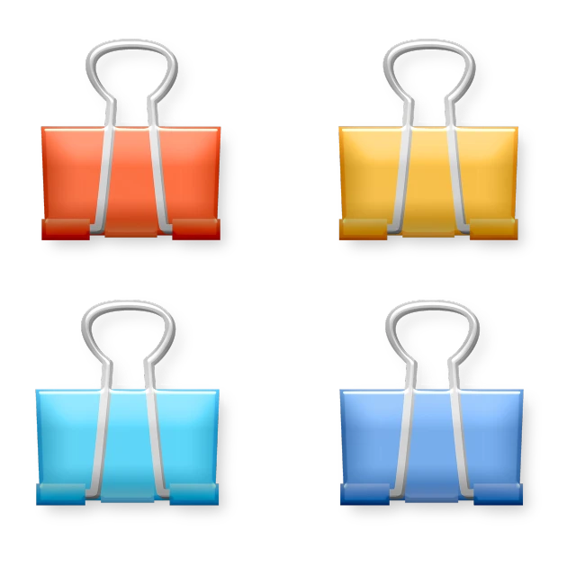 a set of four different colored shopping bags, a digital rendering, computer art, padlocks, on a black background, amber and blue color scheme, cute photo