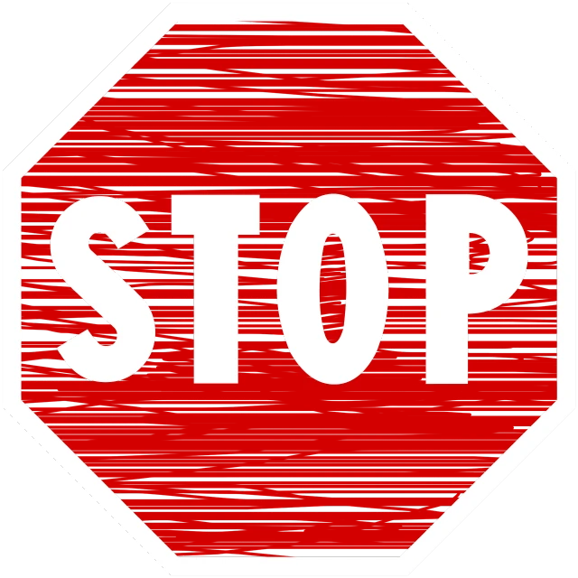a red and white stop sign on a black background, a picture, by Linda Sutton, aaaaaaaaaaaaaaaaaaaaaa, drawn, color, wikipedia