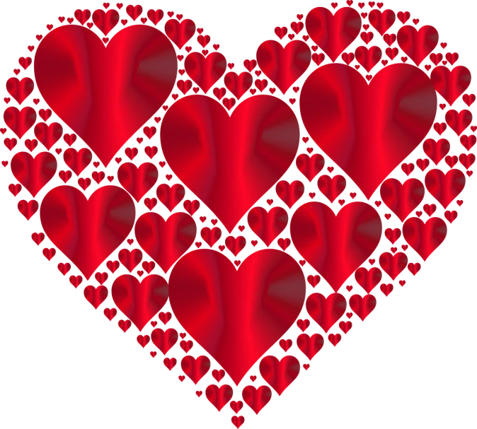 a bunch of red hearts on a black background, by Valentine Hugo, pixabay, computer art, ruffles, made with illustrator, aaaaaaaaaaaaaaaaaaaaaa, from wheaton illinois