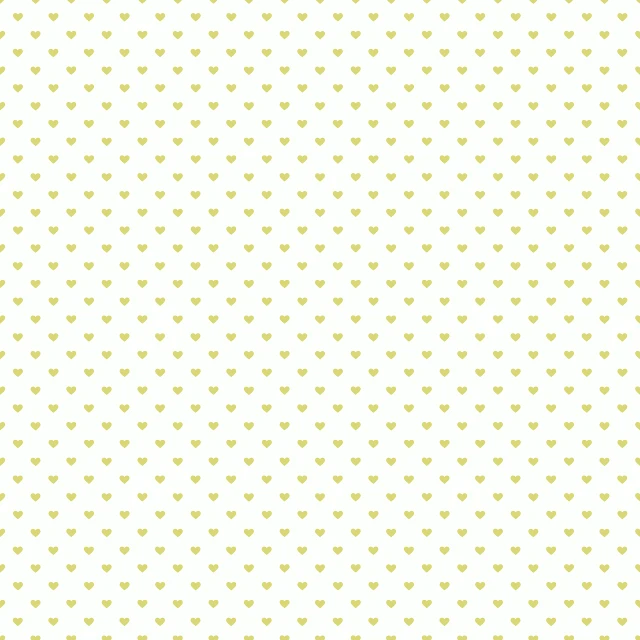 a pattern of small hearts on a white background, trending on pixabay, white and yellow scheme, 1128x191 resolution, stippled, yellow and green