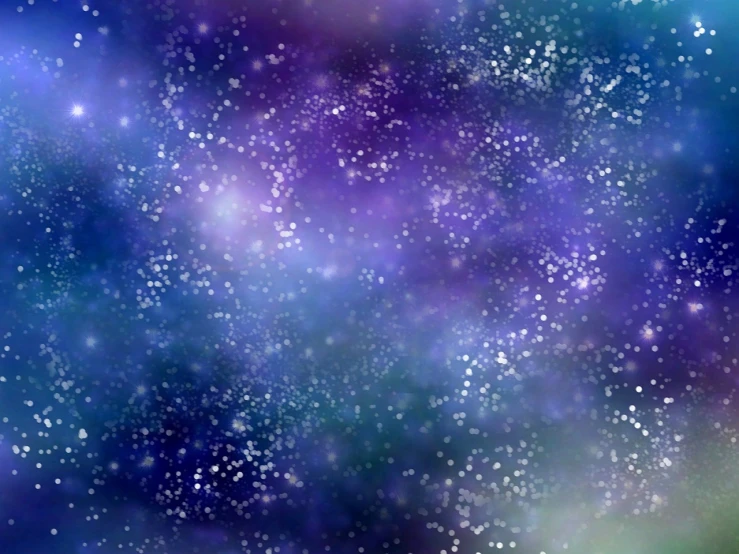 a blue and purple space filled with lots of stars, deviantart, blurry backround, background ( dark _ smoke ), very detailed backgrounds, some background blur