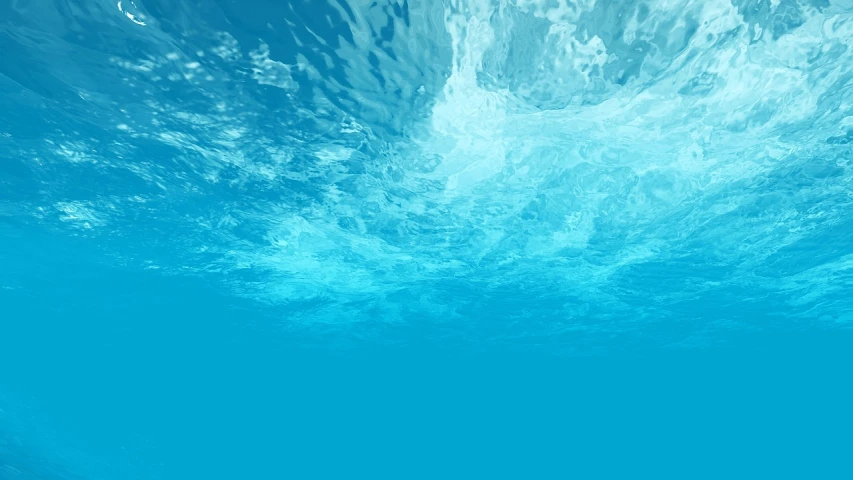 a man riding a wave on top of a surfboard, a digital rendering, shutterstock, underwater bubbles background, background soft blue, empty background, water on the floor