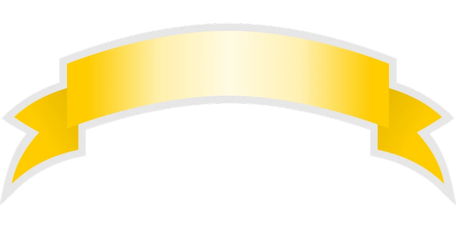 a gold ribbon on a black background, inspired by Jakob Häne, reddit, opaque visor, silver and yellow color scheme, strong rim light, no - text no - logo