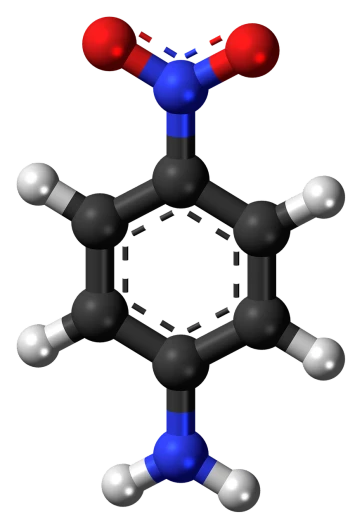 a close up of a model of a molecule, by Thomas Baines, polycount, bauhaus, black and blue scheme, front face symmetrical, alterd carbon, key is on the center of image
