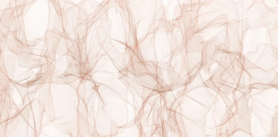 a close up of smoke on a white background, an abstract drawing, inspired by Anna Füssli, generative art, reddish, trending on mentalray, wireframe, beige background