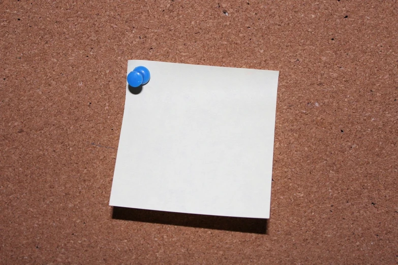 a piece of paper pinned to a cork board, flickr, postminimalism, blue-eyed, on flickr in 2007, plaster, square