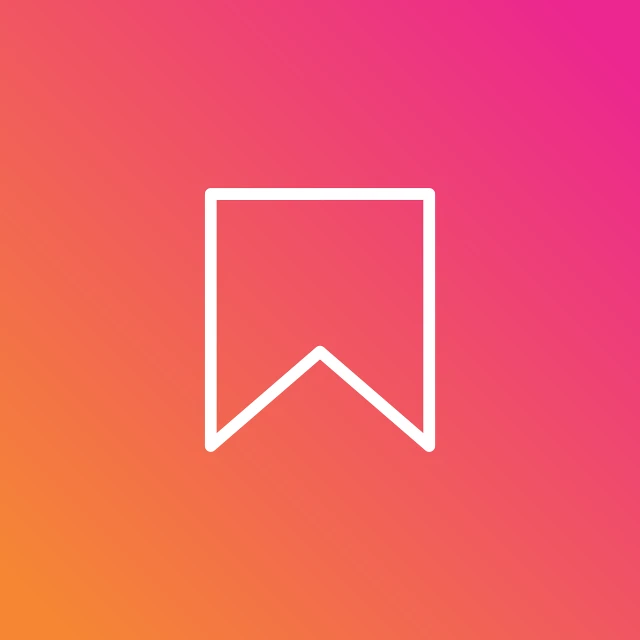 a white ribbon on a pink and orange background, a screenshot, by Matt Cavotta, unsplash, postminimalism, ios app icon, red pennants, inventory item, with instagram filters