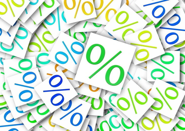 a pile of papers with colorful numbers on them, a stock photo, by Aleksander Kotsis, shutterstock, incoherents, 7 0 % ocean, golden ratio illustration, currency symbols printed, wallpaper - 1 0 2 4