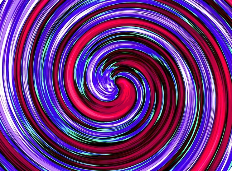 a close up of a red and blue swirl, digital art, by Norma Bull, abstract illusionism, violet polsangi pop art, digital art. colorful comic, energy vortex, lollipop