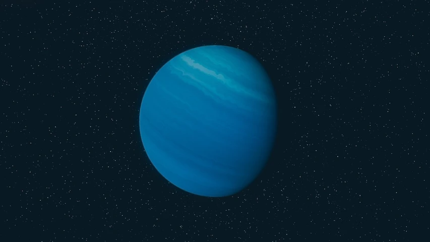 a blue planet with stars in the background, an illustration of, by Róbert Berény, orange gas giant, y 2 k, blue veins, without text
