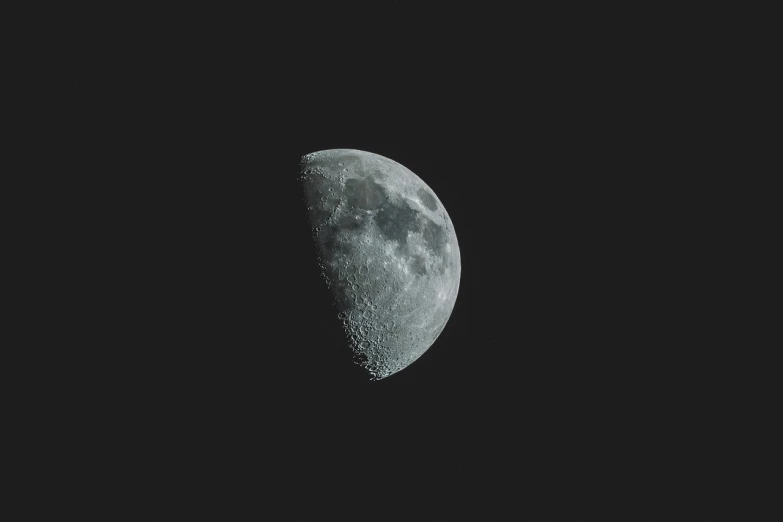 a black and white photo of the moon, by Karl Buesgen, pexels, half length shot, 2 4 mm iso 8 0 0 color, ✨🕌🌙, taken on a 1990s camera