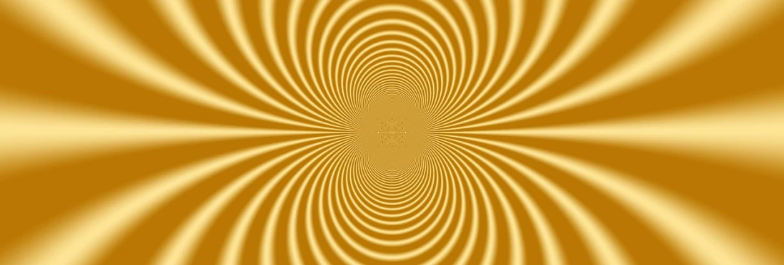 a computer generated image of a spiral design, inspired by Benoit B. Mandelbrot, abstract illusionism, golden hour closeup photo, wearing a golden halo, moire, you can see in the picture