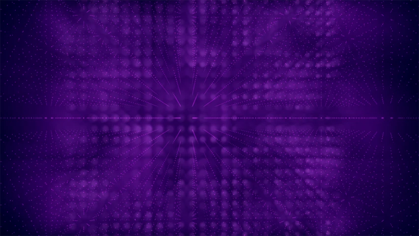 a large number of dots on a purple background, digital art, radiating dark energy aura, view from bottom to top, bottom - view, backscatter orbs