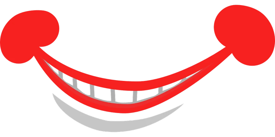a close up of a smiley face on a black background, a digital rendering, inspired by Slava Raškaj, reddit, abstract illusionism, red and white stripes, boat, simple path traced, rollercoaster
