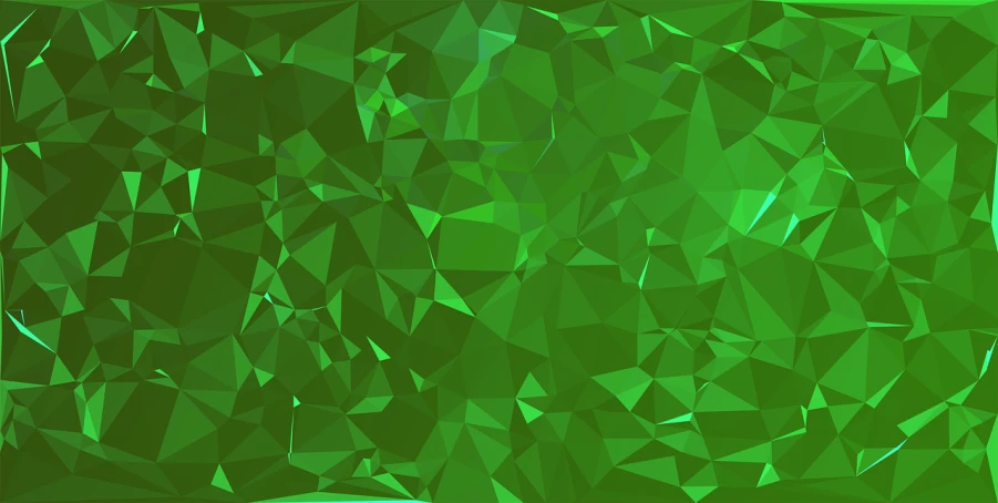 a green abstract background consisting of triangles, a low poly render, crystal cubism, low polygons illustration, illustration, graphic illustration, full of greenish liquid