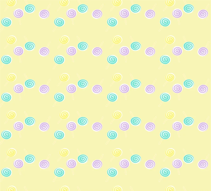 a pattern of lollipops on a yellow background, a pastel, tumblr, sprite sheet, reluvy5213, けもの, delicate patterned