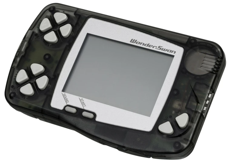 a close up of a handheld game system, by Josetsu, worksafe. 2000s, wanderer, black and white color only, midgar