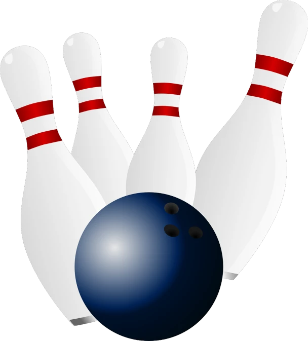 a bowling ball crashing into the pins, inspired by Joe Bowler, with a long white, 4