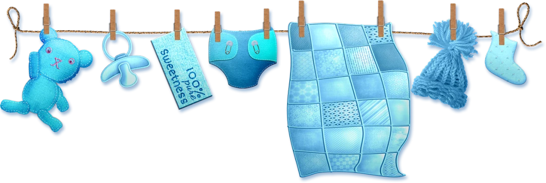 a bunch of clothes hanging on a clothes line, a digital rendering, by Ingrida Kadaka, pixabay contest winner, conceptual art, blue checkerboard background, diaper-shaped, in a laundry mat, blue color scheme