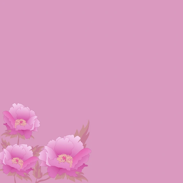 a bunch of pink flowers on a pink background, a digital painting, sōsaku hanga, chinese style, poppies, very detailed backgrounds, mauve background