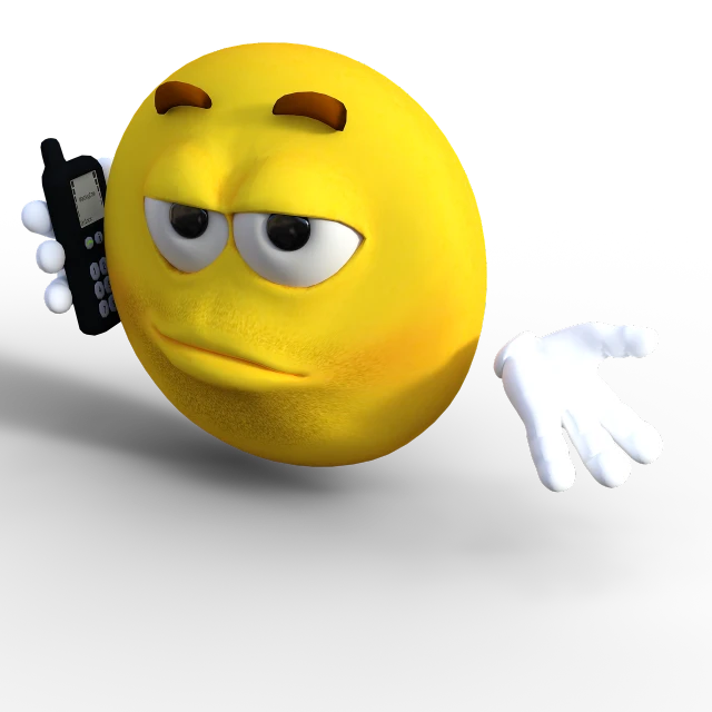 a yellow emo emo emo emo emo emo emo emo emo emo emo emo emo, a raytraced image, inspired by Heinz Anger, cell phone, 3 d character render, on black background, greeting hand on head