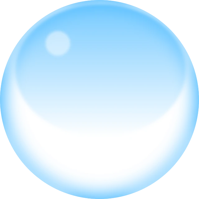 a blue glass sphere on a white background, a picture, sōsaku hanga, water type, plain uniform sky, round circle face, bounce light