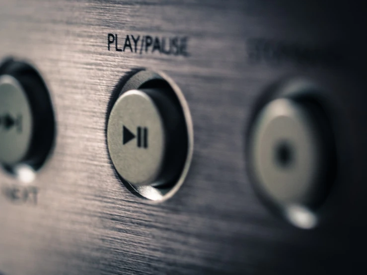 a close up of a control panel with buttons, a picture, unsplash, purism, plays music, please, noise filtered, authoritative
