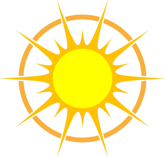 a yellow sun on a black background, inspired by Xul Solar, rayonism, optimus sun orientation, sahara comics logo, midsummer, [sirius]