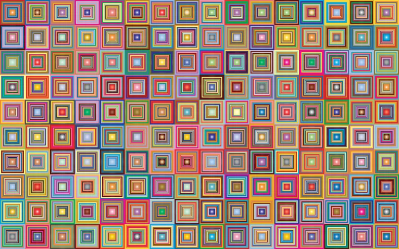 a colorful pattern of squares and rectangles, inspired by Yaacov Agam, geometric abstract art, fred tomaselli, 2021, modern - art - vector, scrapbook paper collage