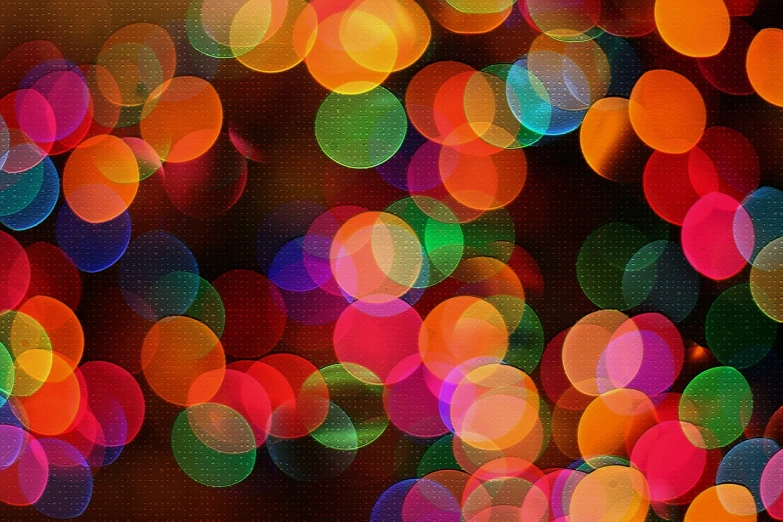 a close up of a bunch of colorful lights, by Jan Rustem, flickr, pointillism, made with photoshop, soft diffuse autumn lights, polka dot, vertical wallpaper