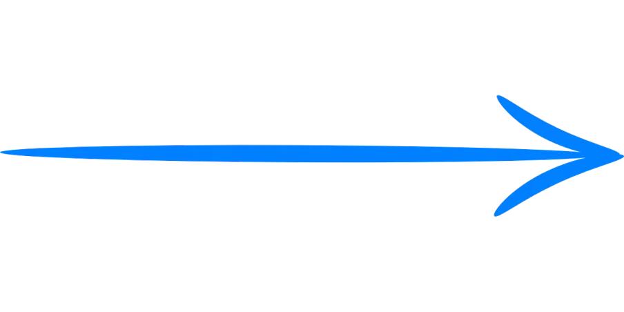 a blue arrow pointing to the right, inspired by Leng Mei, minimalism, without lightsaber, low quality footage, police tape, on a black background
