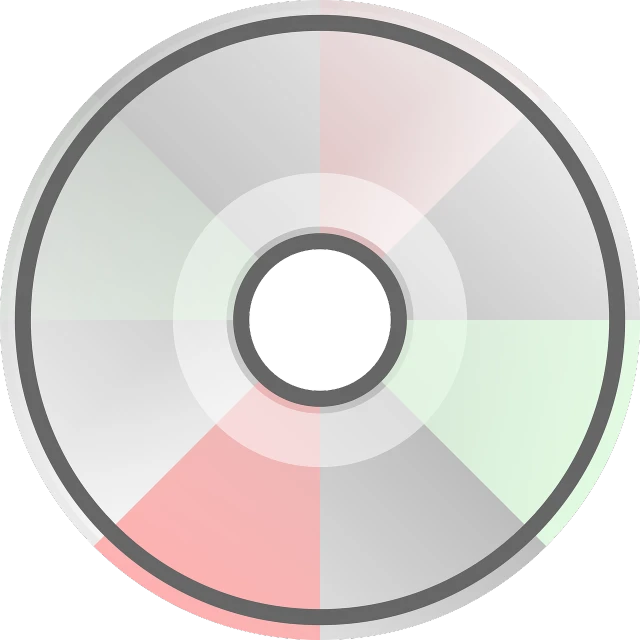 a close up of a disc on a white background, a computer rendering, pixabay, computer art, cartoonish vector style, silver white red details, dvd package, simple chromatic xray