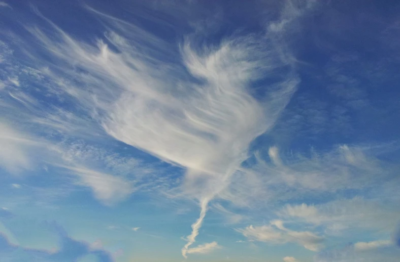 a plane that is flying in the sky, by Linda Sutton, precisionism, cloud vortex, cloud in the shape of a dragon, ethereal white dripping tar, beautiful morning