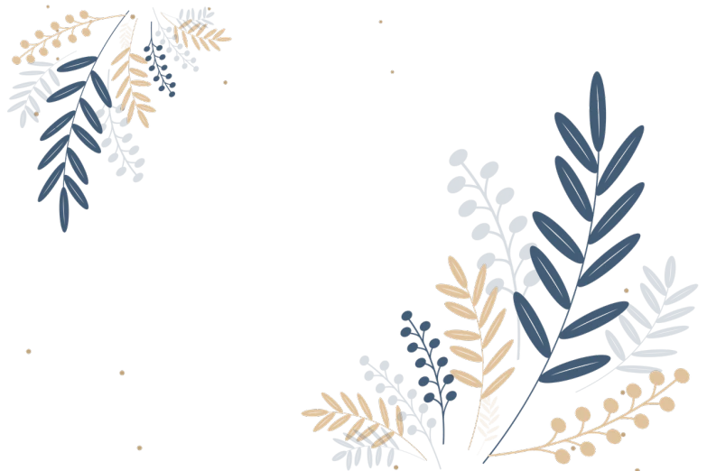 a close up of a plant on a black background, by Nándor Katona, digital art, blue flowers accents, golden leaves at frame border, dark and stars in the background, banner