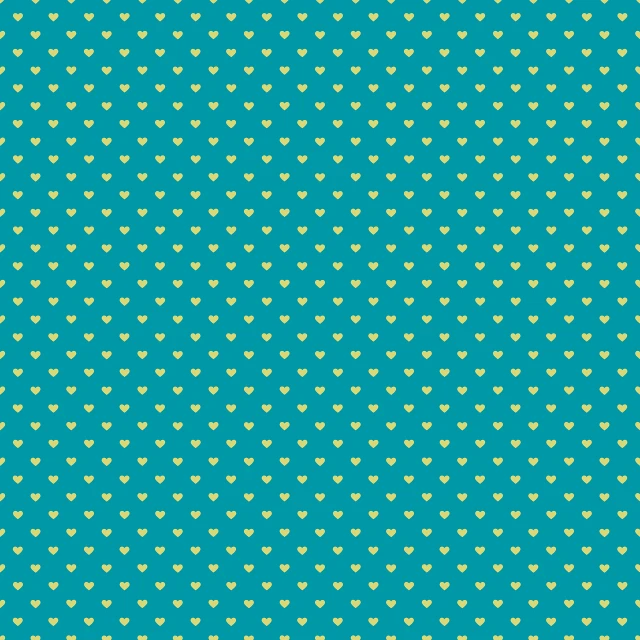 a blue background with small gold hearts, vector art, by Makoto Aida, tumblr, pop art, teal white gold color palette, tileable, 1128x191 resolution, varying dots